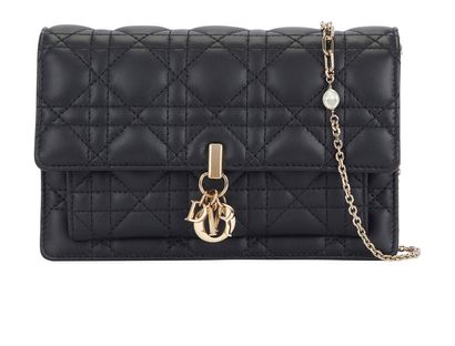 Lady Dior Chain Pouch, front view